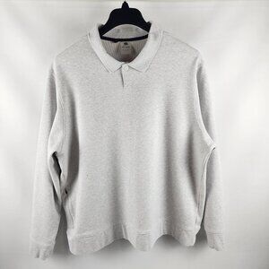 VRST Sweatshirt Mens XXL Light Gray Sweatshirt Polo Pockets